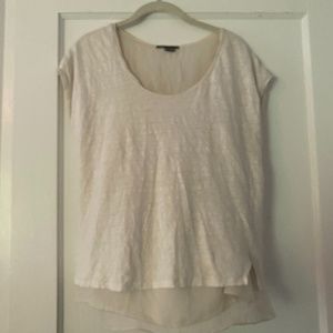 Vince Silk and Linen Blouse